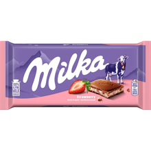 Milka - Barre de chocolat Yogourt Fraise - 100 g