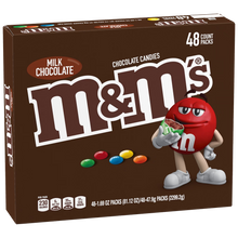 M&M's Milk Chocolate Candies 48-Count Box, 81.12 oz