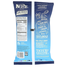 Kettle Foods Air Fried Sea Salt & Vinegar Potato Chips, Crispy Snack, 4.25 oz