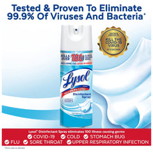 Lysol Disinfectant Spray, Sanitizing and Antibacterial Spray, For Disinfecting and Deodorizing, Crisp Linen, 19 Fl Ounce