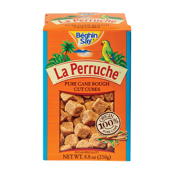 La Perruche Brown Pure Cane Rough Cut Sugar Cubes 8.8 oz