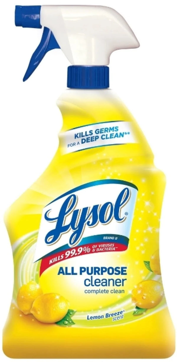 Lysol All-Purpose Cleaner 32 oz - lemon breeze surface spray