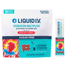 Liquid I.V. Sugar-Free Hydration Multiplier 30 sticks - Ring Pop Cherry front