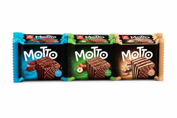 My Motto Wafers 3-Pack 30g | Cocoa, Hazelnut, Tiramisu
