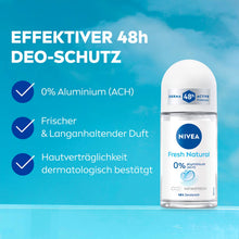 NIVEA Fresh Natural Anti-Perspirant Roll-On 50ml – product view