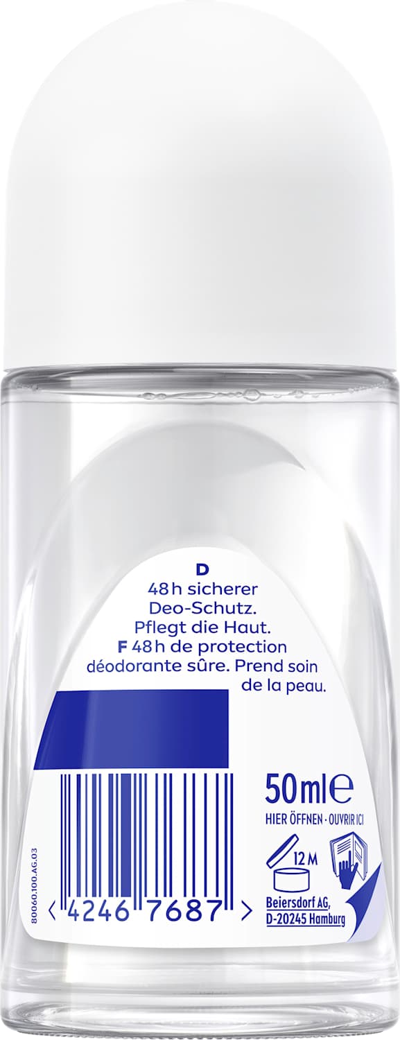 NIVEA Fresh Natural Anti-Perspirant Roll-On 50ml – side view