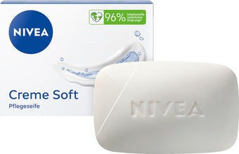 NIVEA Creme Soft Care Soap 100g – front box packaging