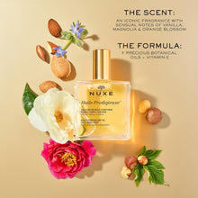 Nuxe Huile Prodigieuse 100ml – Multi-Purpose Dry Oil for Face, Body & Hair | Nourishing & Illuminating Oil