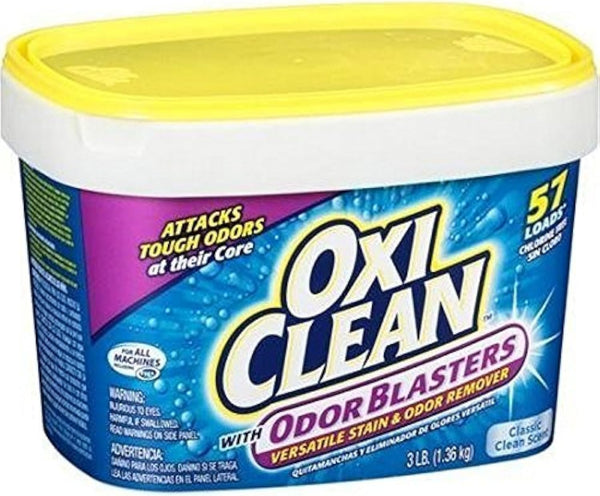 OxiClean Odor Blasters versatile stain and odor remover, 3 lb tub, classic clean scent