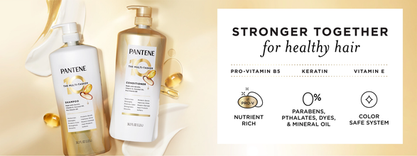Pantene The Multi-Tasker shampoo and conditioner color-safe system