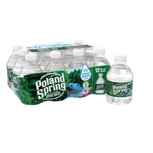 Poland Spring mini 8 fl oz natural spring water Pack of 12
