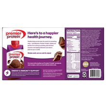 Premier Protein Shake 30g Protein 11 fl oz - chocolate carton nutrition facts