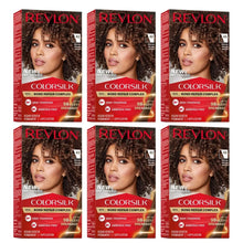 Revlon Colorsilk hair color, Medium Golden Brown 43, ammonia-free, bond repair, vegan keratin, 6-pack