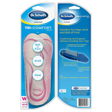 Dr. Scholl's Tri-Comfort Insoles - for Heel, Arch Support and Ball of Foot with Targeted Cushioning (for Women's 6-10)