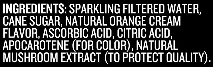Virgil's Orange Cream Soda 12 oz glass bottle nutrition facts