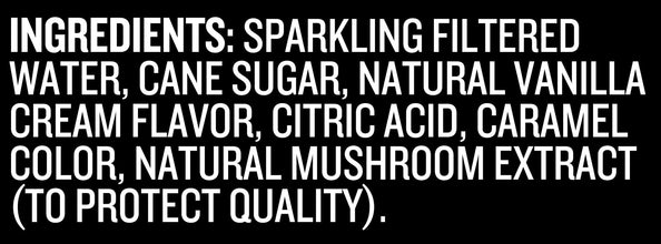 Virgil's Vanilla Cream Soda 12 oz glass bottle nutrition facts