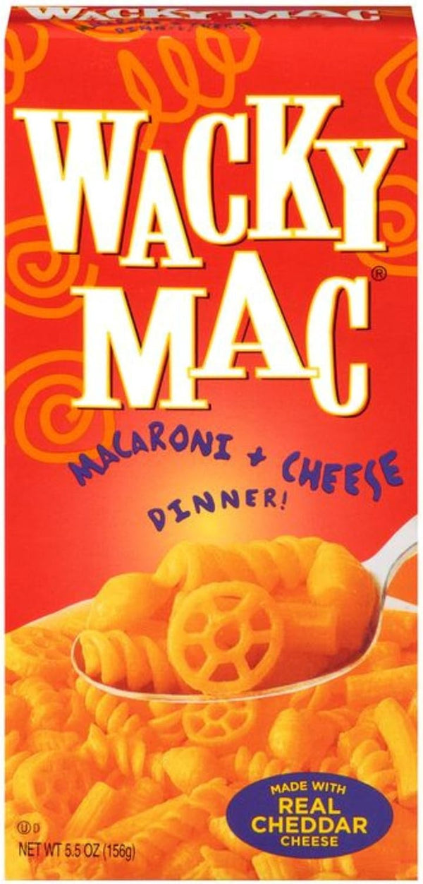 Wacky Mac Macaroni & Cheese Dinner, 5.5 oz Box