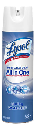 Lysol Disinfectant Spray 19 oz - spring waterfall aerosol spray