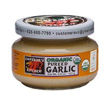 Emperor’s Kitchen Organic Pureed Garlic, 4.5 oz Jar, USDA Certified Organic Ready-to-Use Garlic for Cooking