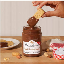 Bonne Maman Peanut Chocolate Spread, 12.3 oz Jar, Gourmet French Chocolate Peanut Spread