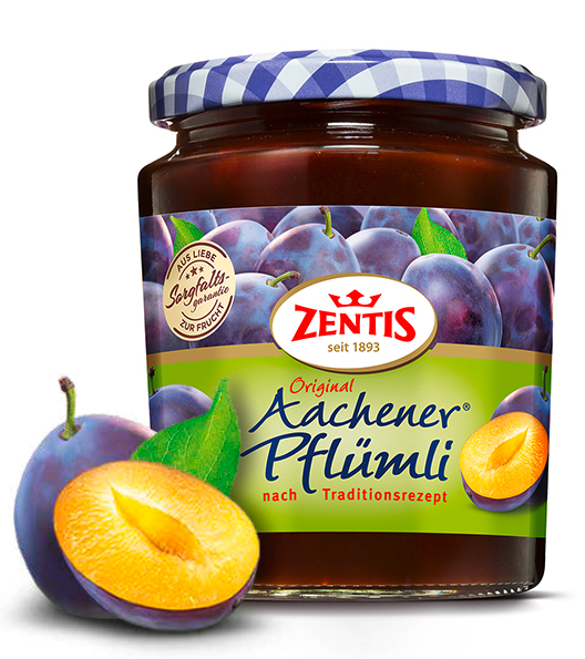 Zentis Aachener Pflumli German Plum Jam, 350g (12.3 oz)