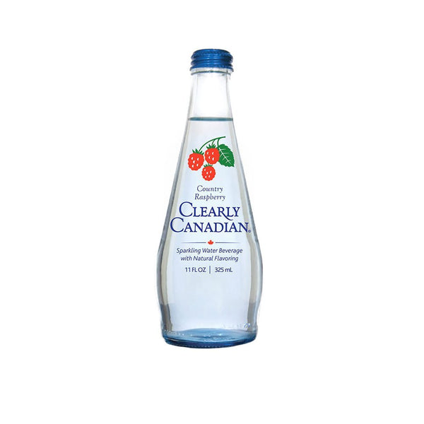 Clearly Canadian Sparkling Flavored Water (Country Raspberry, 6 Pack)