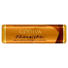 GODIVA BAR CHOCOLATIER MILK CHOCOLATE WITH CARAMELEL 1.5 OUNCES 4 COUNT