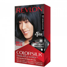 Revlon Colorsilk Permanent Hair Color. #12 Blue Black ( Pack of 1 )