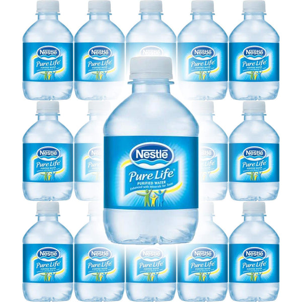 Nestle Water, Pure Life, Purified Water, 8 Fl Oz (Pack of 30, Total of 120 Fl Oz)