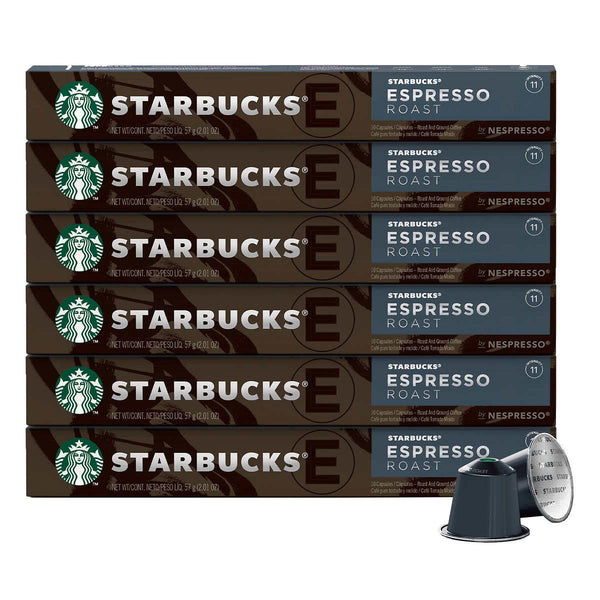 Starbuck by Nespresso Espresso Roast Capsules, 60 Count