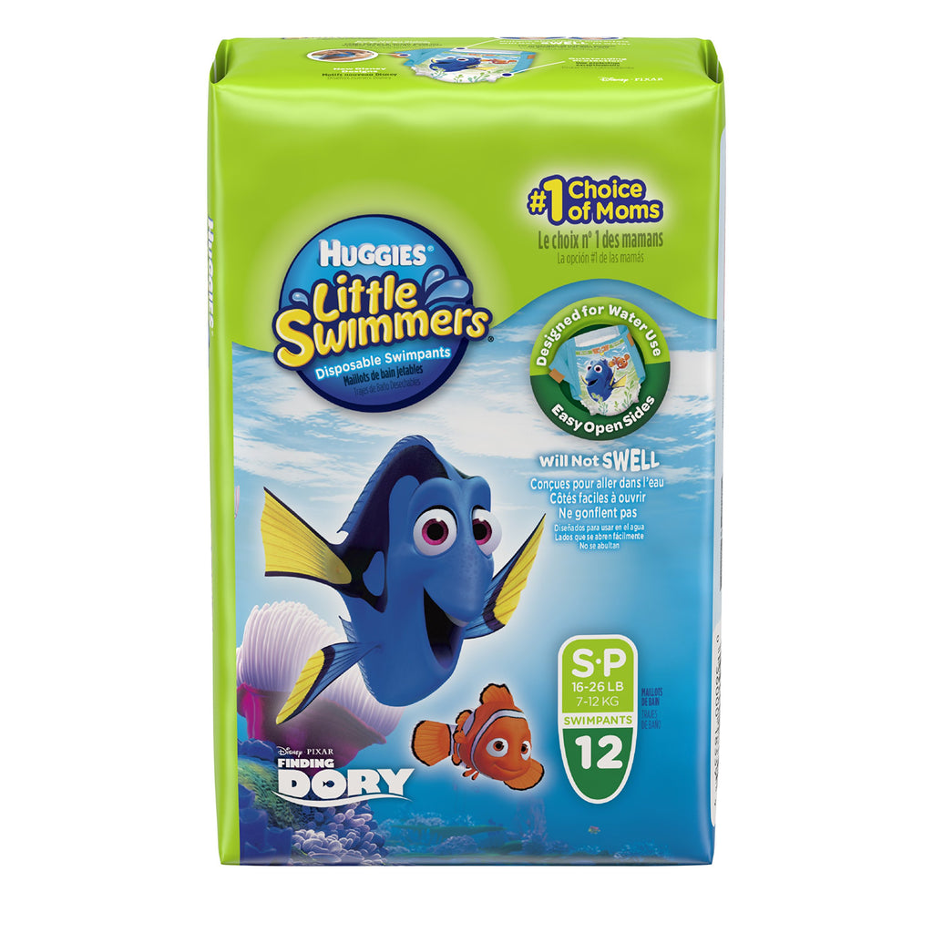 Little Swimmers Huggies Disposable Swimpants, Small